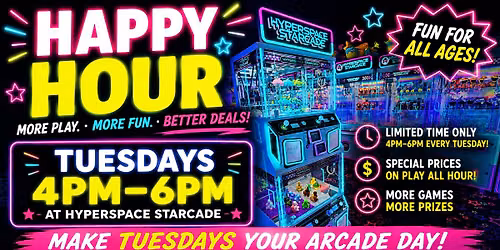 Tuesday Arcade Happy Hour \ud83d\udd79\ufe0f