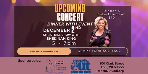 Dinner with Shekinah King