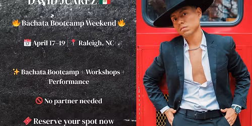 La Luz Dance Co. Presents: David Ju\u00e1rez Latin Dance Weekend \ud83d\udd25