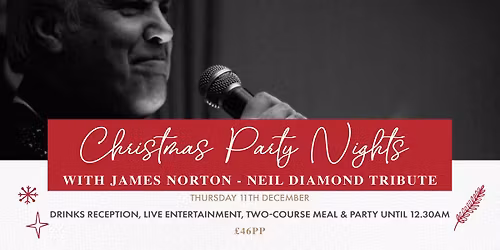 Christmas Party Nights at Holland Hall with James Norton