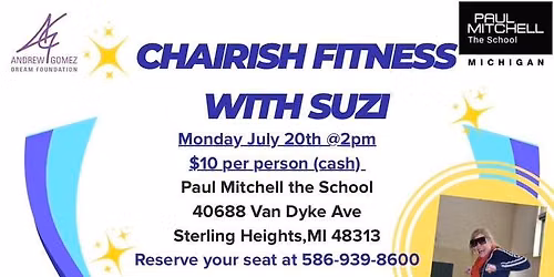 Chairish Fitness with Suzi