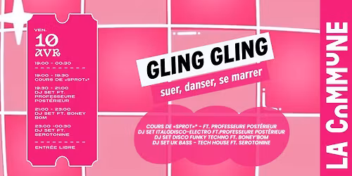 GLING GLING ! Suer, danser, se marrer ! \ud83e\udea9
