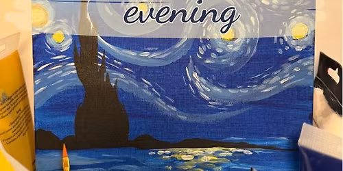 Canvas Painting- Starry Night! \u00a335pp