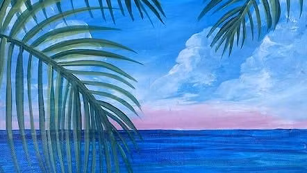 WINTHROP HARBOR PARKS AND REC with PAINT THE TOWN PRESENTS - Beachside Paradise Paint and Sip