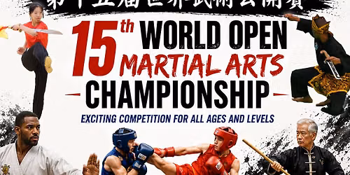15th World Open Martial Arts Championship