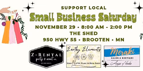 Support Small Business Saturday at The Shed!