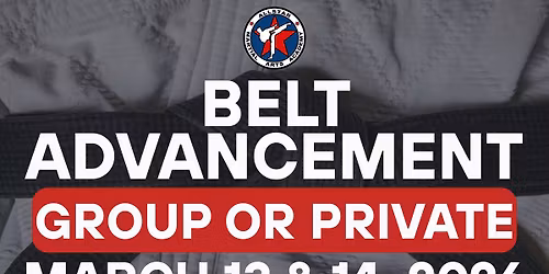 Belt Advancement: March 2026