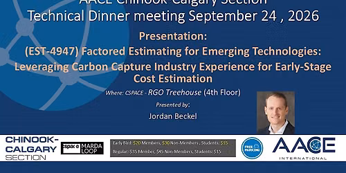 September 2026 Technical Dinner Meeting