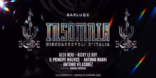 INSOMNIA EASTER EVENT at BARLUME 