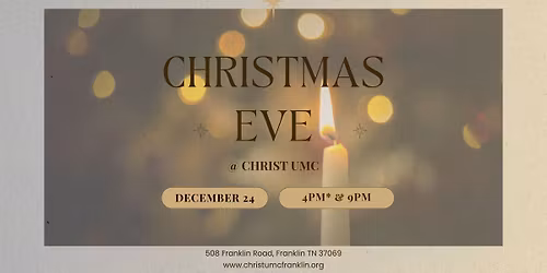 Christmas Eve at Christ UMC