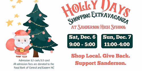 Holly Days Shopping Extravaganza at Sanderson High School