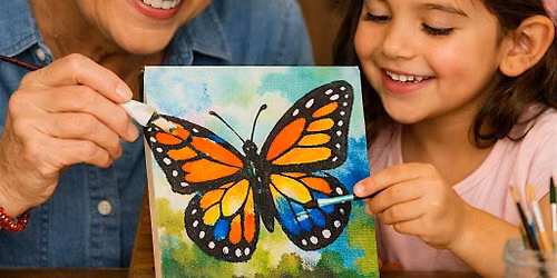 Family Art Night - Butterfly Kisses