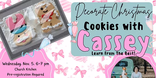 Decorate Christmas Cookies with Cassey!
