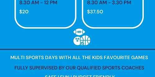 Gecko Kids Club | Multi Sports Days | December | Busselton