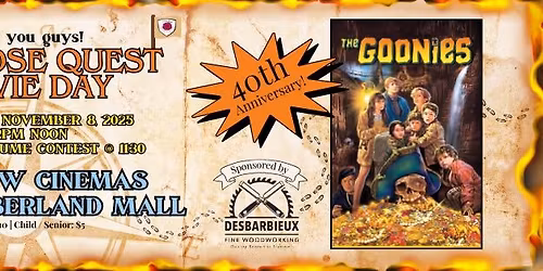 Movie Fundraiser - "The Goonies" for The Rose Quest