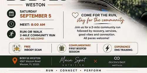 Rise & Run Club by MOVECONVALE X BODY20 Weston