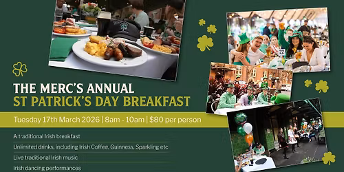 The Merc's Annual St. Patrick's Day Breakfast