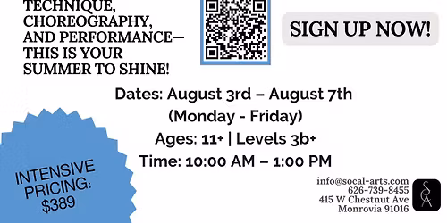 Pre-Pro Dance Intensive 