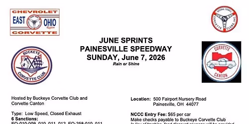 June Low-Speed Sprints at Painesville Speedway
