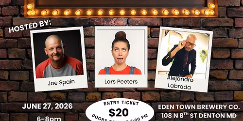 Comedy Night @ Eden Town Brewery Co.