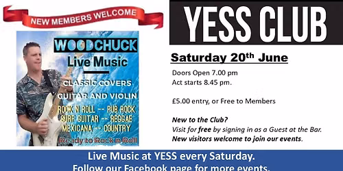 Live Music Saturday with Chris Woodchuck