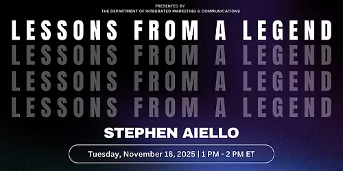 Lessons from a Legend with Stephen Aiello