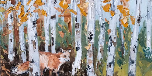 Oil painting with Palette Knife | Impressions of the Wild | Wildlife in Context