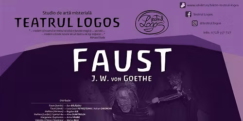Spectacol Faust de Johann Wolfgang von Goethe | TEATRU