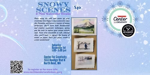 Snowy Scenes & Mini Watercolor Dreams