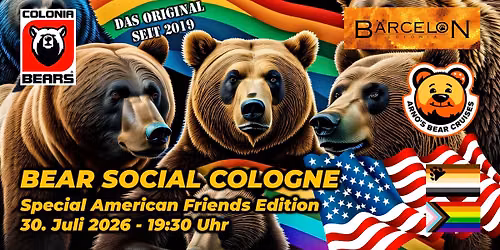 BEAR SOCIAL COLOGNE - Special American Friends Edition