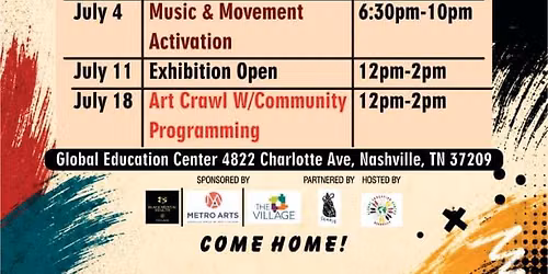 Richland Park Art Crawl | Freedom Holds the Body at Global Education Center