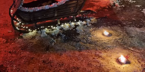 Julstämning på Delsbo torg 