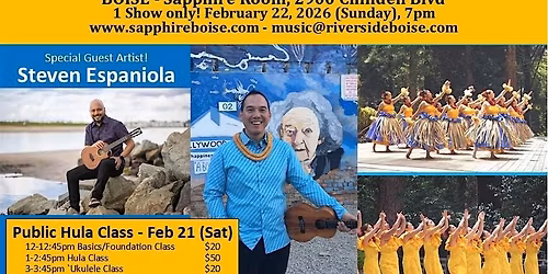 Hawaiian Music with Kawika Alfiche, Steven Espaniola, H\u0101lau o Keikiali`i