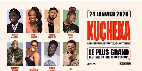 Kucheka Comedy Festival 2026 \u2022 Th\u00e9\u00e2tre Novum, Bruxelles