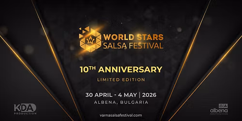 World Stars Salsa Festival \/30 April \u2013 04 May 2026\/ limited edition\/ Official Event