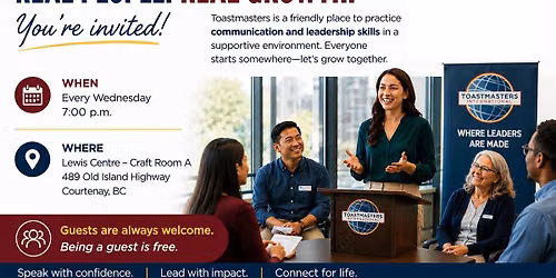 You\u2019re Invited: Discover Toastmasters