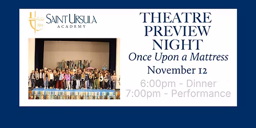 Theatre Preview Night - Once Upon a Mattress