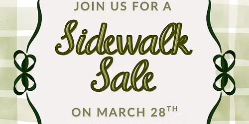Sidewalk Sale 