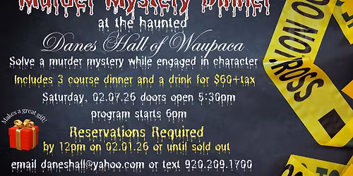 Murder Mystery Dinner