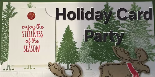 Christmas Card Making Party at 3rd Street Nutrition