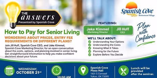 How to Pay for Senior Living
