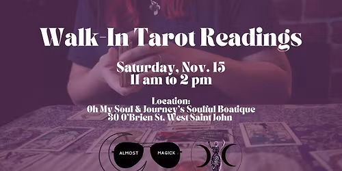 Walk-in Tarot Readings at OMSJ