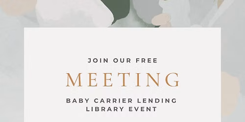 Slingbabies carrier library and lending event
