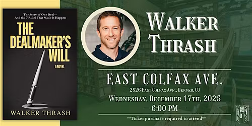 Walker Thrash Live at Tattered Cover Colfax
