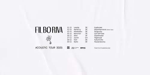 Fil Bo Riva \/\/\/ Acoustic Tour 2025 \/\/\/ Wien