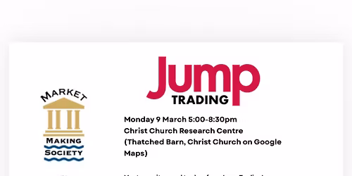 Jump Trading x Market Making x Physics Soc