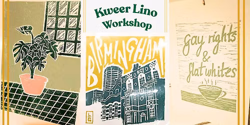 Kweer Sheffield - Lino Printing Workshop - Introduction Session