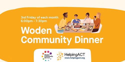 Free Community Dinner - in partnership with HelpingACT