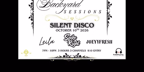 Backyard Sessions: Silent Disco
