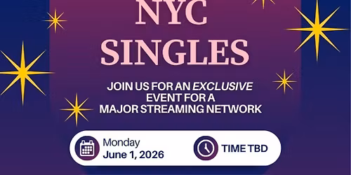 NYC Singles Casting Opportunity